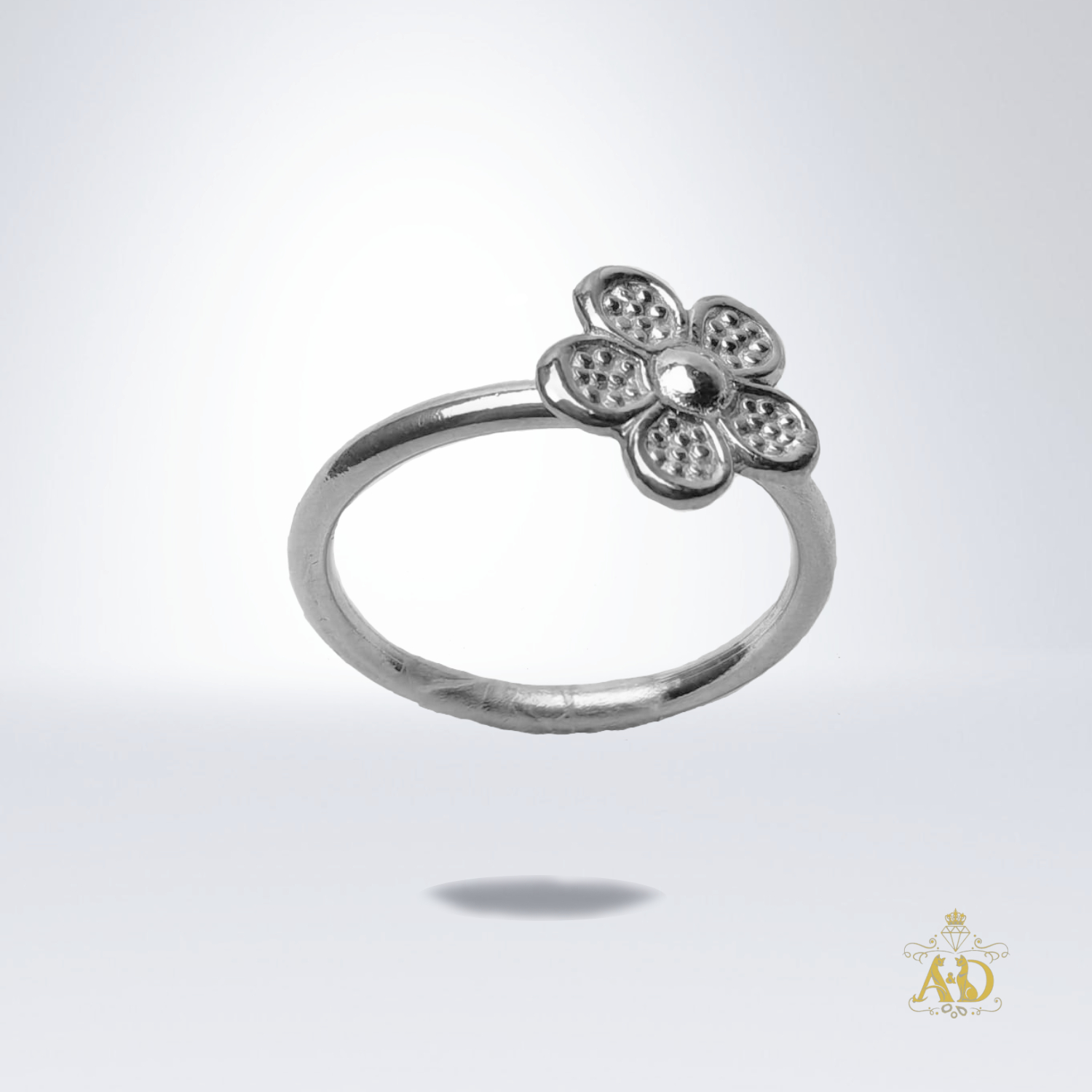 Anillo Flor Brillante