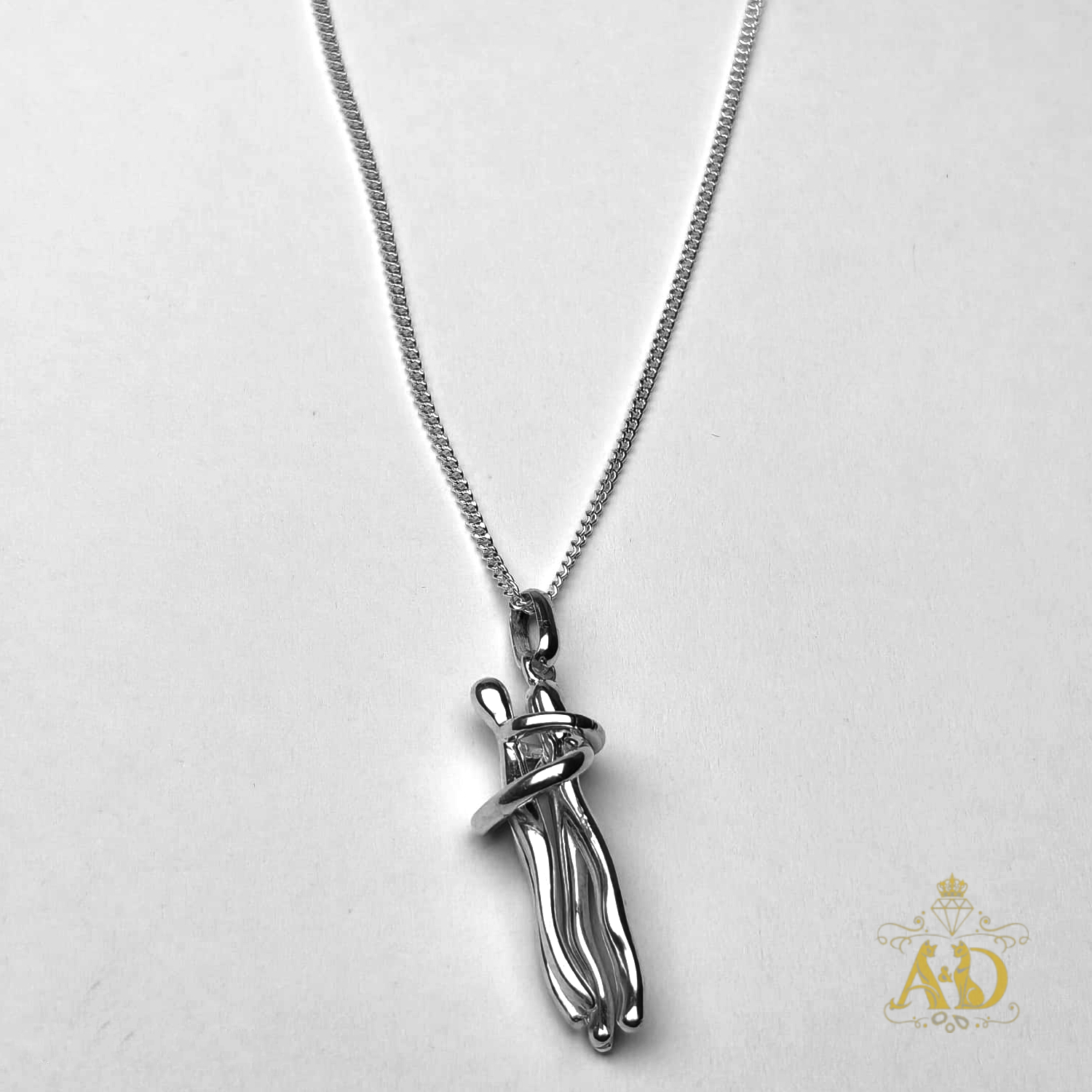 Collar Corazón Brillante